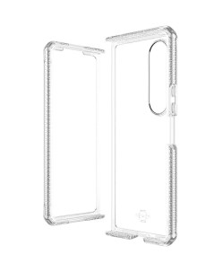 Чехол антибактериальный HYBRID CLEAR для Samsung Galaxy Z Fold 4 прозрачный шт Itskins