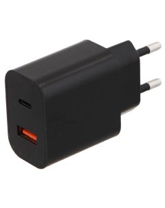 Сетевое зарядное устройство Tech USB Type C модель NQC 13 3A PD 20W черный Red line