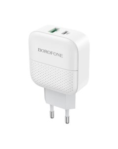 Сетевое зарядное устройство BA46A Premium USB Type C PD18 QC3 0 белый 27343 Borofone