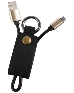 Кабель брелок MB USB Micro USB 25 см черный УТ000023420 Mobility