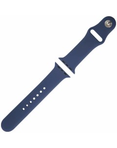 Ремешок силиконовый для Apple Watch 38 40 mm S3 S4 S5 SE S6 синий УТ000027227 Red line