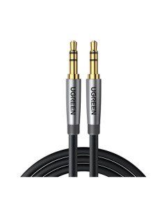 Кабель AV150 70899 3 5mm Male to Male Alu Case Braid Audio Cable 2м серебристо серый Ugreen