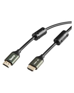 Кабель аудио видео HDMI m HDMI m 3м феррит кольца Позолоченные контакты черный BHP HDMI 2 1 3G Buro