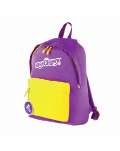 Рюкзак с брелоком универсальный фиолетовый 44х30х14 см С18021 Юнландия