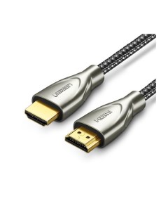 Кабель HD131 50106 HDMI 2 0 Male To Male Carbon Fiber Zinc Alloy Cable 1 м серый Ugreen