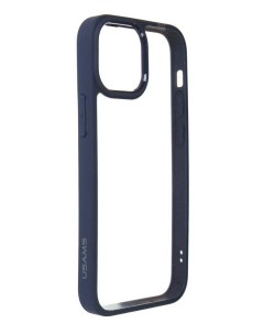 Чехол клип кейс Apple iPhone 13 mini US BH768 прозрачный синий УТ000028115 Usams