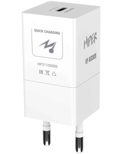 Сетевое зарядное устройство HP WC009 3A PD QC универсальное белый Hiper