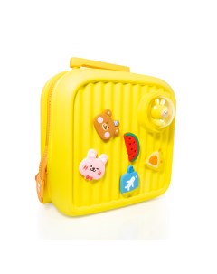 Детский туристический рюкзак 29х18х28 см желтый No name
