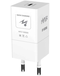 Сетевое зарядное устройство HP WC006 3A PD QC универсальное белый Hiper