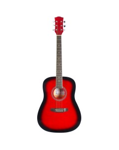 Гитара акустическая FAW 702TWRS красный Fabio