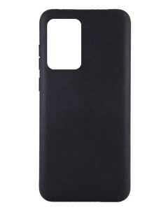 Чехол силиконовый для Samsung Galaxy A72 soft touch чёрный Alwio