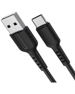 Дата кабель USB 2 0A для Type C K26a TPE 1м Black More choice