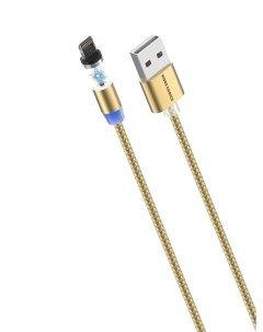 Кабель K61Si 1м Gold Smart USB 2 4A для Apple 8 pin Magnetic золотой More choice