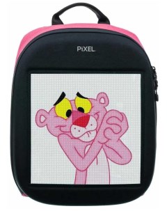 Рюкзак One для ноутбука чёрно розовый Pixel