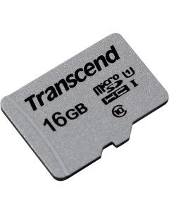 Карта памяти micro SDHC 16Gb 300S UHS I U1 90 45 Mb s Transcend