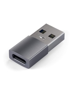 Адаптер USB Type A to Type C Space Gray Satechi