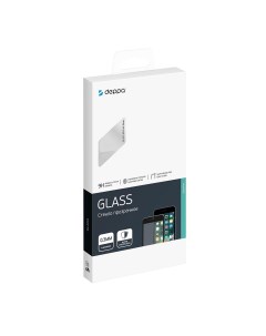 Закаленное стекло iPhone 6 6S 0 3mm 3D black Deppa