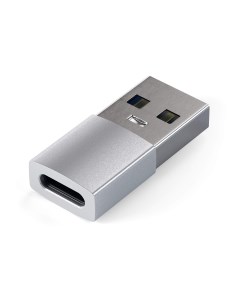 Адаптер USB Type A to Type C Silver Satechi