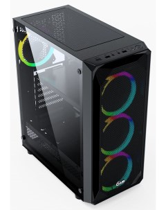 Корпус Mistral Z4 Mesh LED CMIZB L4 Black Powercase