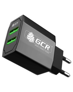 Сетевое зарядное устройство GCR GCR 51982 на 2 USB порта 3 1 A черное Greenconnect