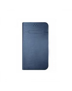 Чехол книжка универсальный для смартфонов р S 4 5 5 0 128 68 20мм темно синий Olmio