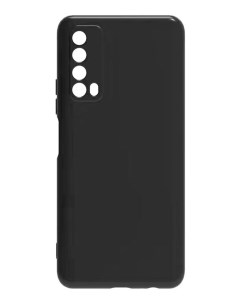 Чехол силиконовый для Huawei P Smart 2021 soft touch чёрный Alwio