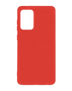 Чехол силиконовый для Samsung Galaxy A12 soft touch красный Alwio