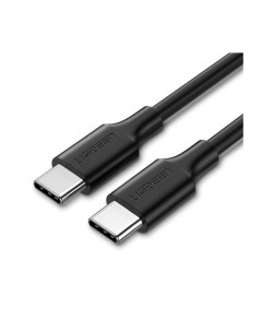 Кабель US286 10306 USB C 2 0 Male To USB C 2 0 Male 3A Data Cable 2м черный Ugreen