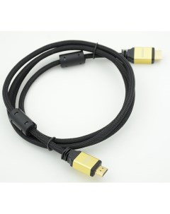 Кабель аудио видео HDMI m HDMI m 1 8м феррит кольца Позолоченные контакты черный No name