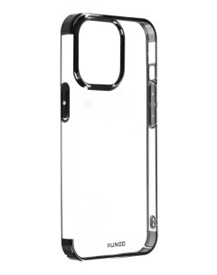 Чехол накладка Jazz для iPhone 13 Pro пластиковый черный Xundd