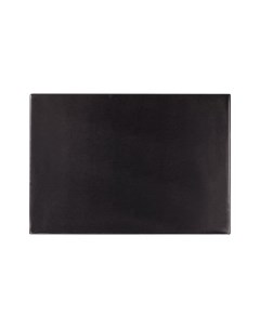 Коврик подкладка настольный для письма 650х450 мм с прозрачным карманом черный 236775 Brauberg