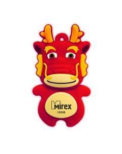 Флешка Dragon 16GB USB 2 0 Красный Mirex