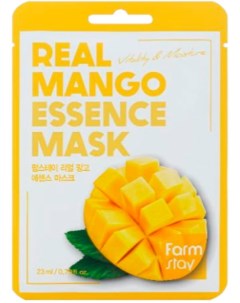 Тканевая маска для лица с экстрактом манго Real Mango Essence Mask 23ml Farmstay