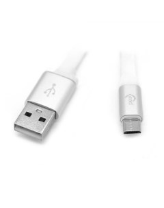 Дата кабель micro USB 2А 1м белый Péro
