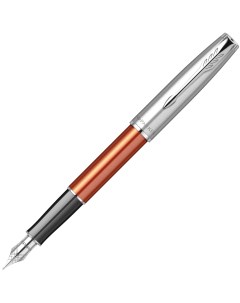 Ручка перьев Sonnet Essential SB F545 CW2169228 LaqOrange CT F сталь нержавеющая подар кор Parker