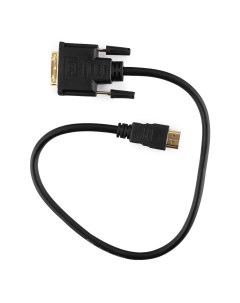 Кабель Cablexpert HDMI DVI 19M 19M Single Link 0 5m Black CC HDMI DVI 0 5M Gembird