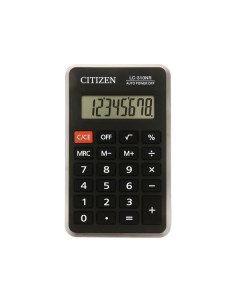 Калькулятор карманный LC310NR 114х69мм 8 разрядов питание от батарейки Citizen