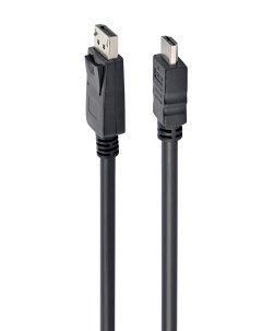 Кабель Cablexpert DisplayPort to HDMI 20M 19M 5m Black CC DP HDMI 5M Gembird