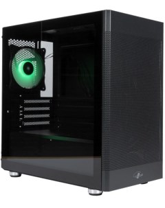 Корпус mATX M08 ARGB черный без БП закаленное стекло USB 3 0 Eurocase