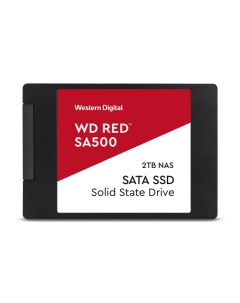 Накопитель SSD 2 5 WDS200T1R0A WD Red SA500 2TB SATA 6Gb s TLC 560 530MB s IOPS 95K 85K MTTF 2M 7mm Western digital