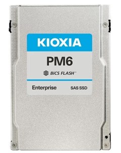 Накопитель SSD 2 5 KPM61VUG1T60 PM6 V 1 6TB SAS 24Gb s TLC 4150 2700MB s IOPS 595K 265K MTBF 2 5M 3  Toshiba (kioxia)