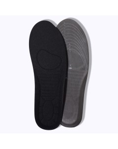Стельки для обуви универсальные спортивные 34 44 р р пара цвет черный Onlitop