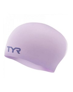 Шапочка для плавания Long Hair Wrinkle Free Silicone Cap LCSL 531 светло фиолетовый Tyr
