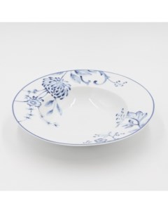 Тарелка глубокая Evia Blue 23 5 см Porcelana bogucice