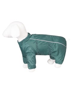 Дождевик для собак малых пород изумрудный ХL 4 Yami-yami одежда