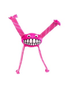 Игрушка с принтом зубы и пищалкой FLOSSY GRINZ розовый S Rogz