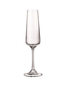 Набор бокалов для шампанского Corvus 6 шт 160 мл стекло Кристаллическая богемия