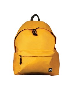 Рюкзак универсальный сити формат один тон желтый 20 литров 41х32х14 см 225378 Brauberg