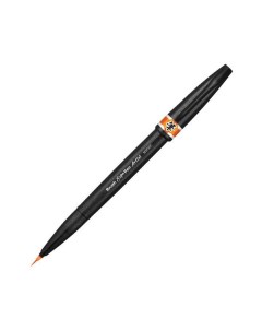 Ручка кисть Япония Brush Sign Pen Artist линия письма 0 5 5 мм оранжевая SESF30C F Pentel