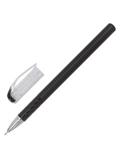 Ручка гелевая College ЧЕРНАЯ корпус черный игольчатый узел 0 6 мм линия письма 0 3 мм 143018 36 шт Staff